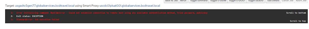 REX fails randomly on random servers with error 